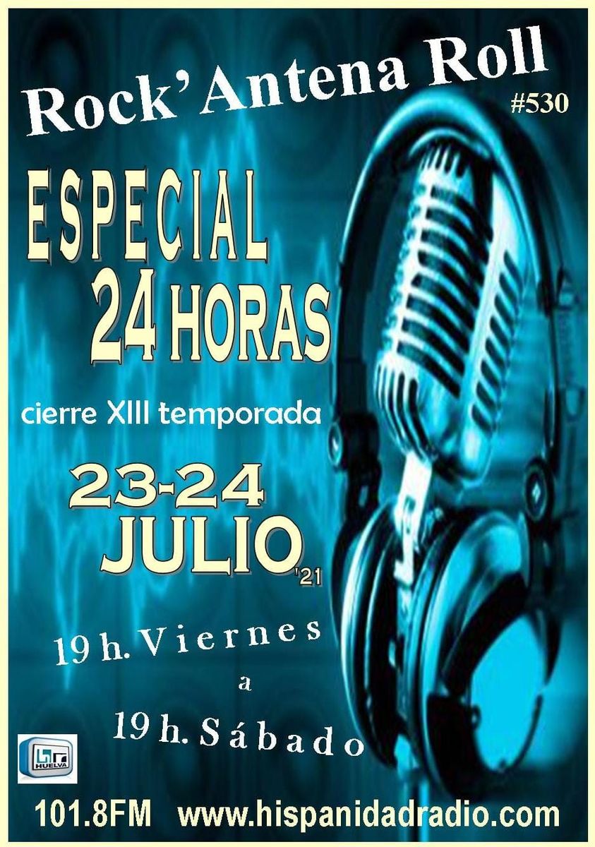 Rock Antena Roll Maratón 24 horas 23-24-julio 2021